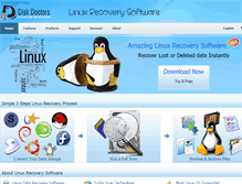 Tablet Screenshot of linuxrecoverysoftware.org